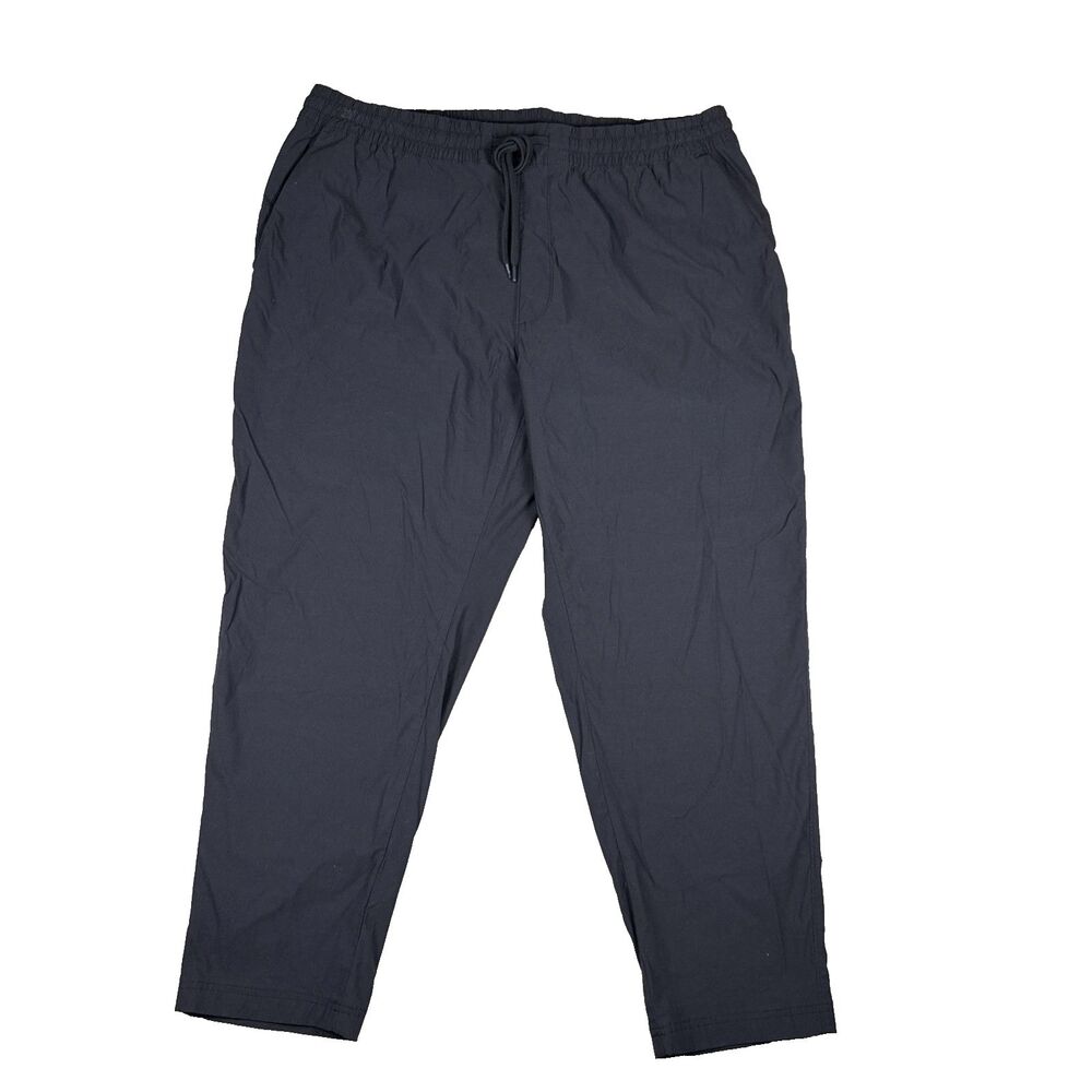 ⁠Stylus Tapered Athletic Pant 3XL Black Drawstring Elastic Waist Lightweight Men